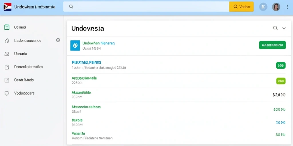 Tampilan antarmuka yang intuitif dan ramah pengguna.