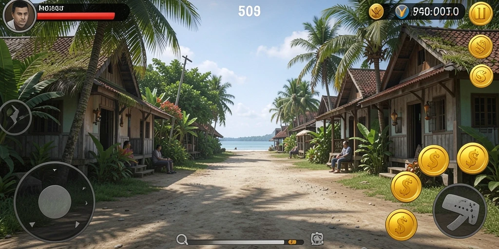 Tampilan awal game 9N9N yang menarik.
