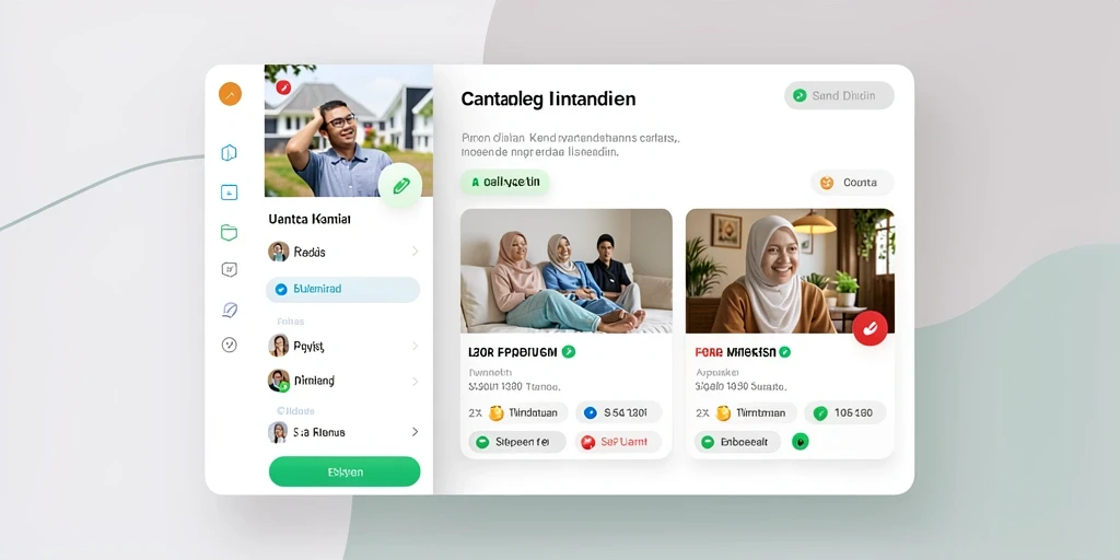 Tampilan karakter utama yang menawan.