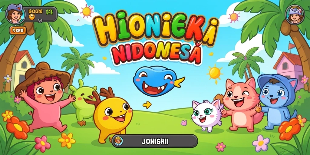 Tampilan awal game GUATOGEL yang menarik.