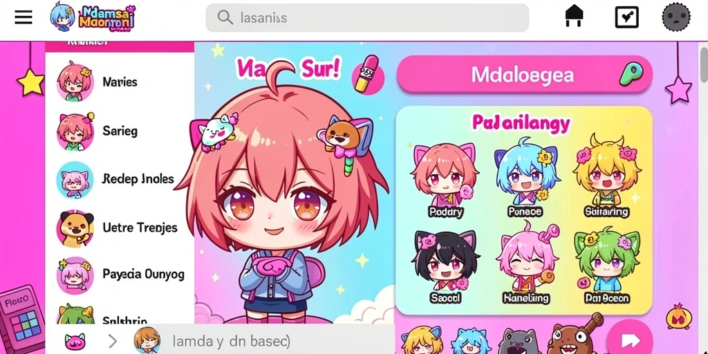 Screenshot menunjukkan tampilan layar utama IDN789 yang menarik.