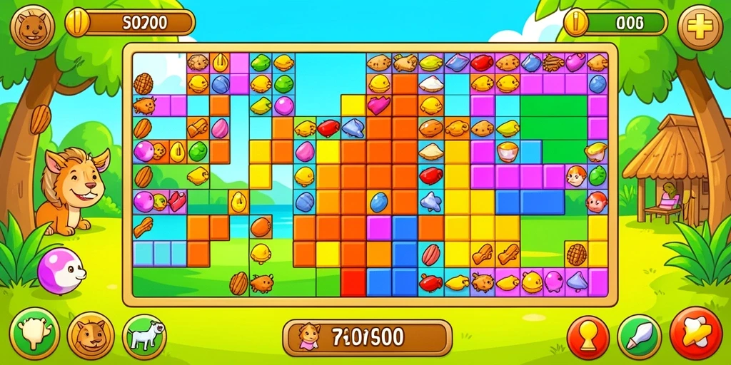 Tangkapan layar menampilkan aksi seru dalam game.