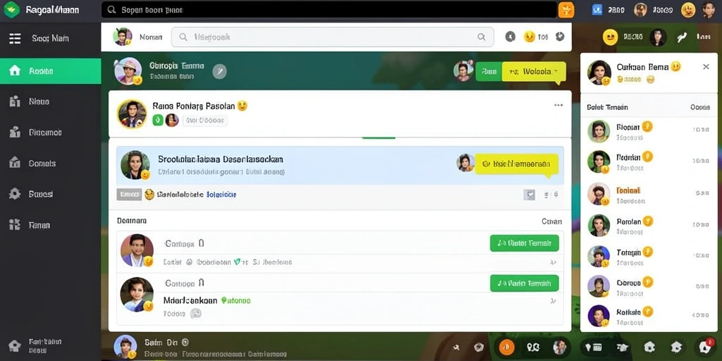Tangkapan layar pertarungan epik melawan monster.