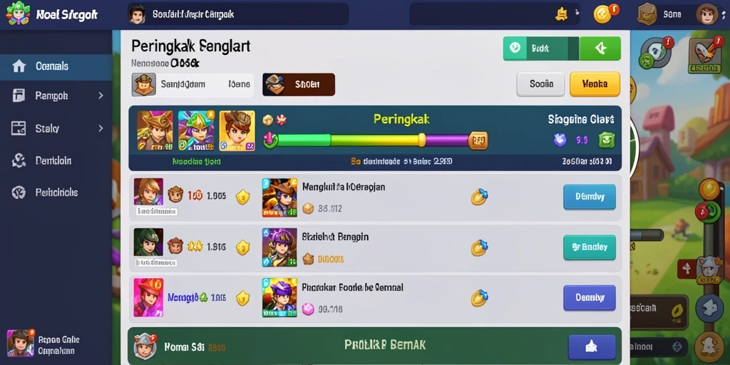 Tampilan grafis yang menawan dan penuh warna.