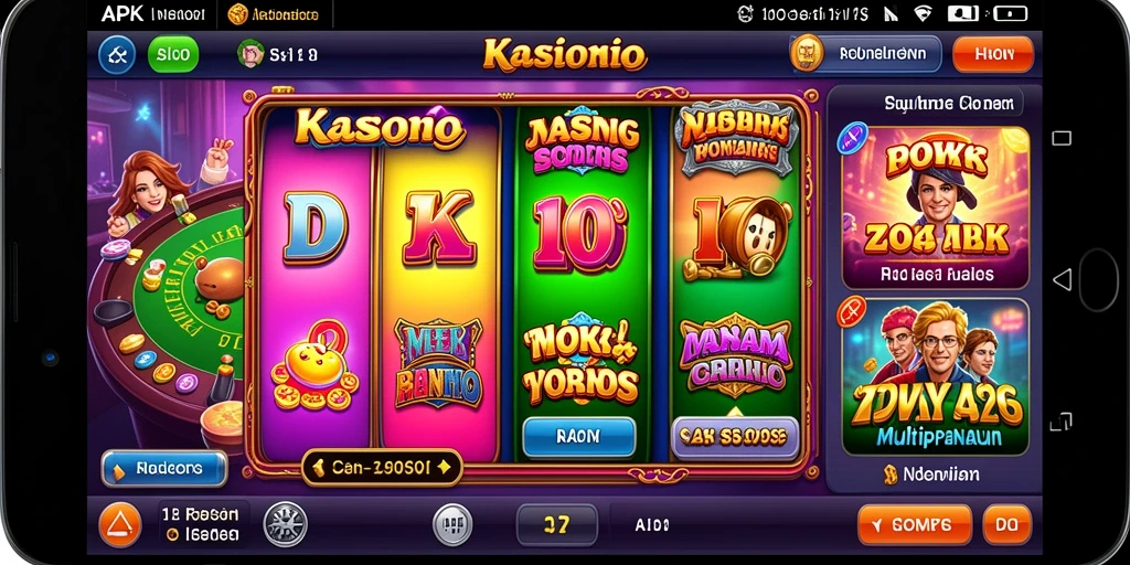 Grafis memukau dalam permainan slot.