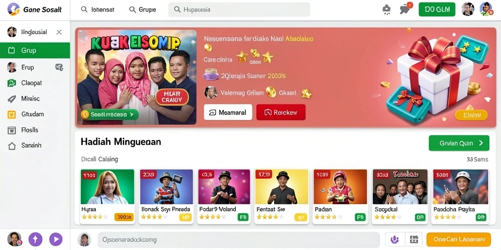Tampilan antarmuka yang menarik dan user-friendly.